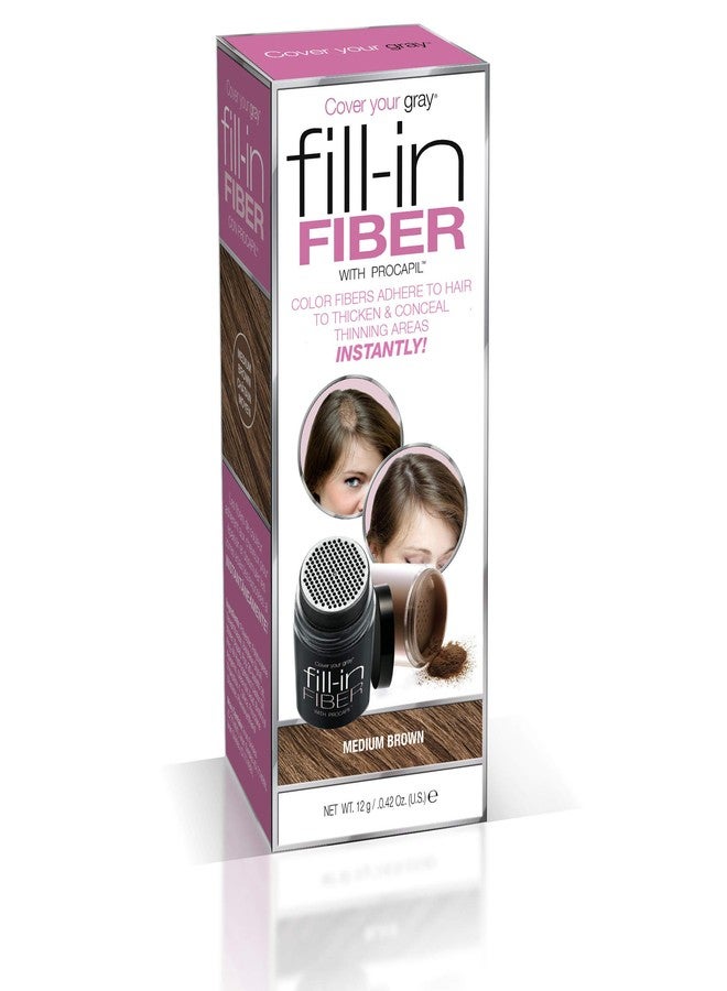 Cover Your Gray Fill-In Fiber - Medium Brown (Pack of 4) - Image 1